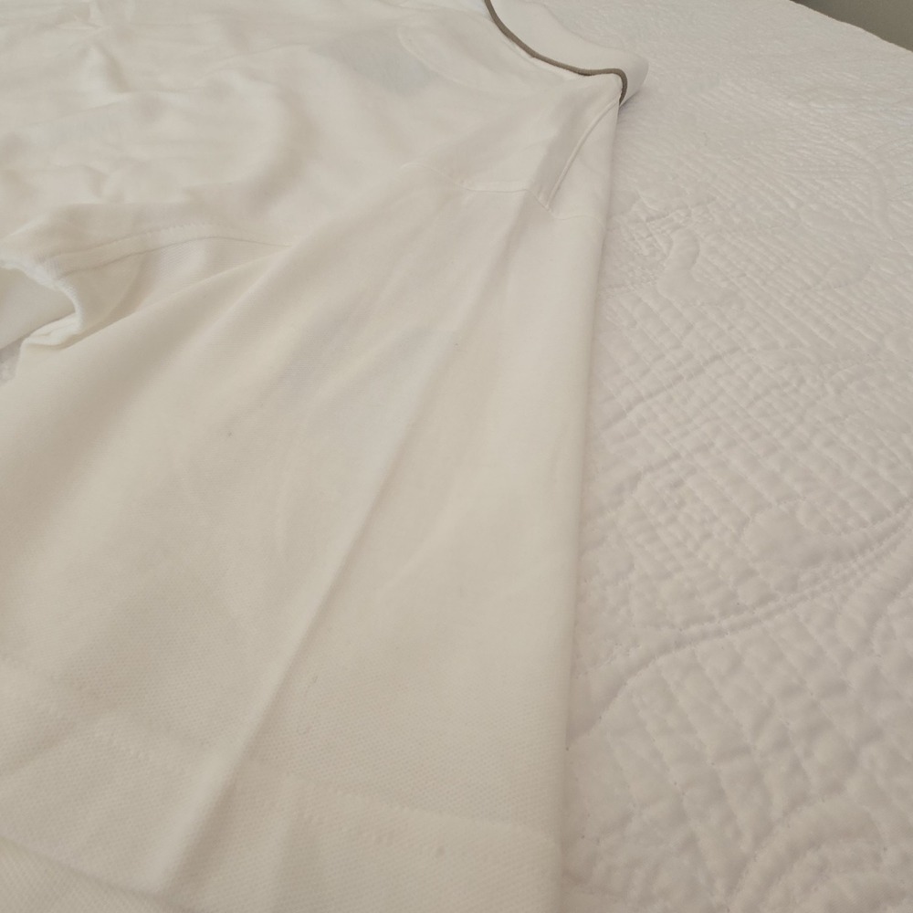 Destinations Polo Shirt Mens Medium White Goodyear Tires Branded 100% Cotton NWT - Picture 11 of 13